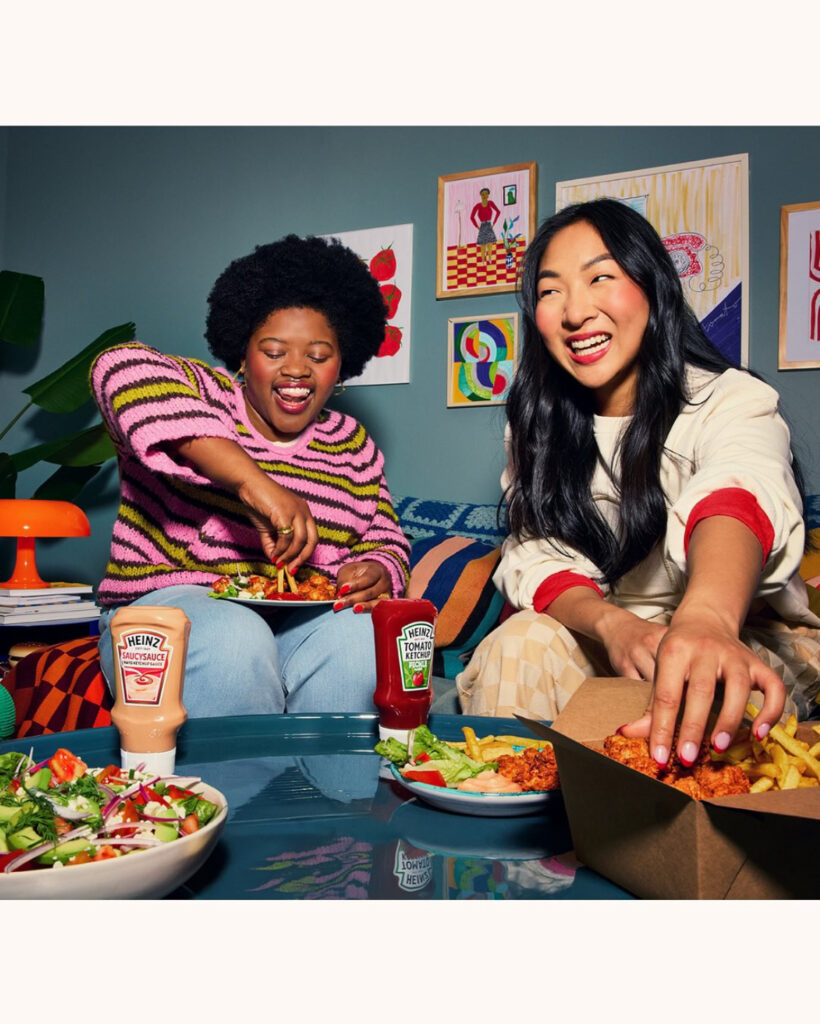 Commercial modeling job portraying best friend