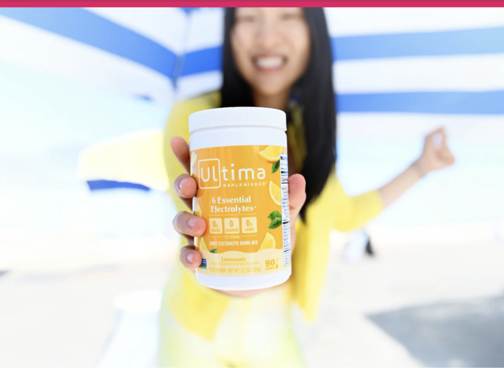 Parts modeling shot for Ultima Hydration